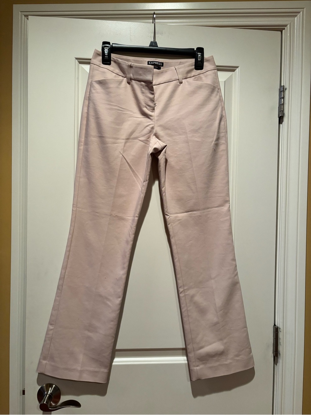 Express Blush Pink Boot-Cut Pants